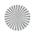 thumbnail image 2 of LADDKA 60 inch Round Beach Towel Blanket Silver Sun Gray Rays Line Starburst Sunburst Burst Beam Travel Circle Circular Towels Mat Tapestry Beach Throw, 2 of 2