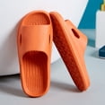 thumbnail image 4 of NexTorq Women & Men Shower Slippers Open Toe House Slides Bathroom Sandals, Orange, 7.5, 4 of 4