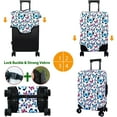 thumbnail image 4 of Luggage Cover Approved Travel Suitcase Protector Butterfly Elastic Washable Baggage Covers for 18-20 inch Luggage(S), 4 of 6