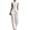 White #10, variant on Evdexr Linen Sets For Women 2 Piece Stand Collar Sleeveless Top and Baggy Wide Leg Pants Set Trendy Casual Business Lounge Outfit Suits Black L