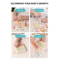 Wooden Peg Board, Mini Sensory Insert Stick Toy with Color Sorting ...