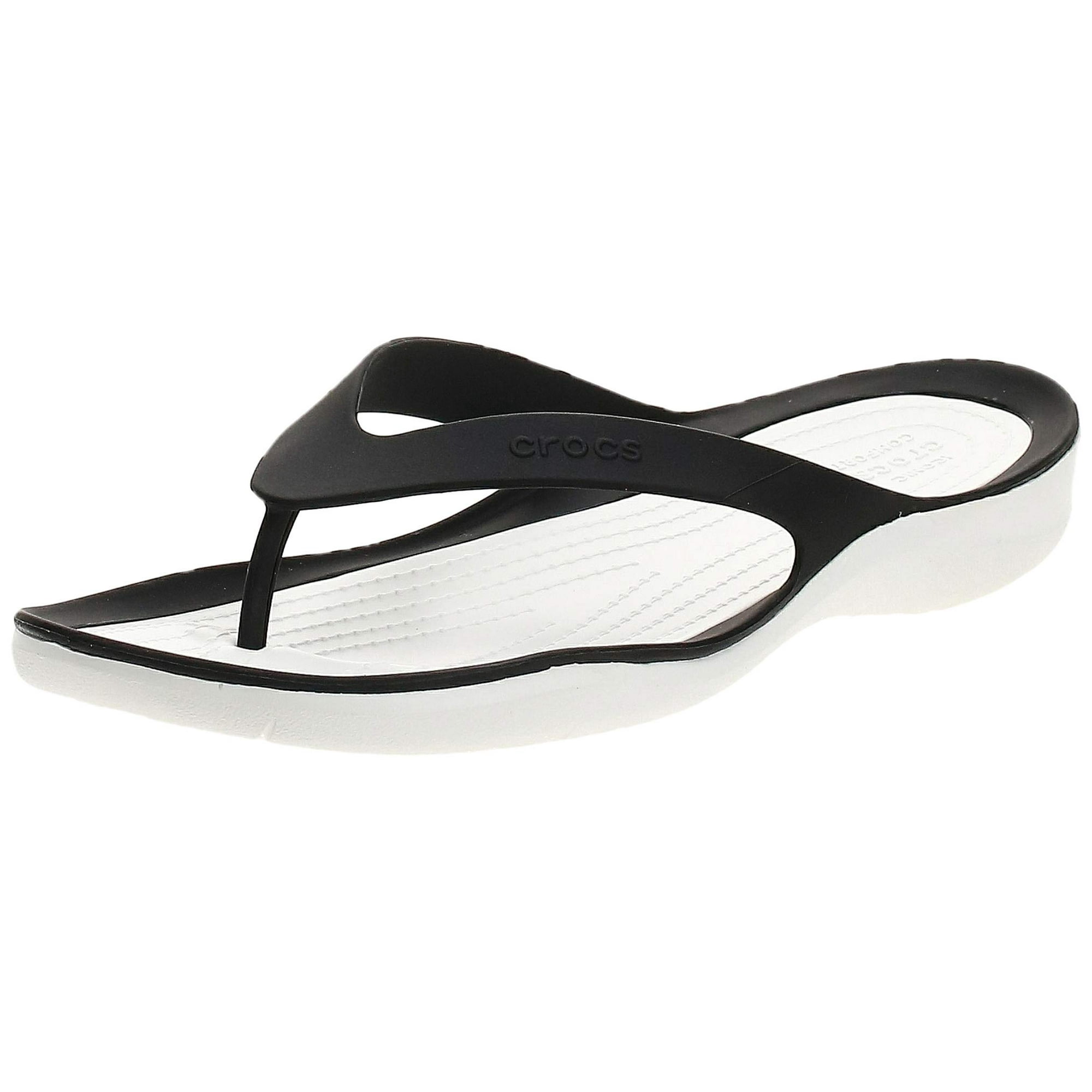 Crocs Women's Swiftwater Flip-flop, Black/White, 5 M US | Walmart Canada