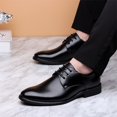 thumbnail image 1 of Zapatos de cuero para hombre de primavera y verano, zapatos casuales formales de tendencia empresarial, zapatos para hombre, 1 of 4