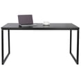 thumbnail image 2 of 47" Espresso Style Computer Writing Desk Study Office Desk Corner Table Durable, 2 of 10