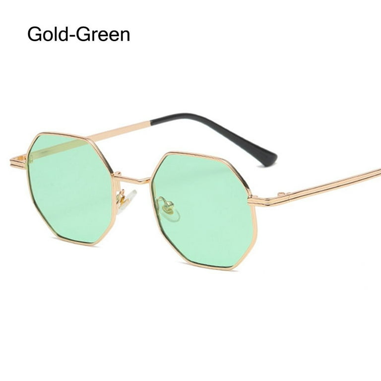 Retro Fashion Small Frame Shades Sunglasses for Men/Women Polygon