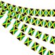thumbnail image 1 of AhfuLife Guirnalda de banderas de Jamaica de 10 m, 30 piezas, doble cara, 1 of 7