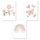 thumbnail image 1 of Juego de 3 carteles de 30 x 40 cm para habitación de niña, cuadros rosas, decoración de pared, pintura sobre lienzo, regalos de cumpleaños NPTWC003-M, 1 of 5