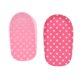 thumbnail image 3 of Almohadillas para el talón Hugo 1 Par Gel Heel Pad Peach Red Dots, 3 of 10