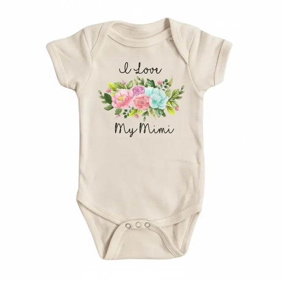 Mimi Floral Newborn Gift Baby Bodysuit