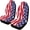 27, variant on Universal Fit Seat Covers for Cars Trucks SUV 2 Pcs Set American Flag Retro Stars and Stripes Pattern Seat Covers Accessories