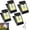 4PC-COB, variant on Solar Powered Motion Sensor Clip Lights,Clip on Solar Lights Outdoor Waterproof & Long-Lasting,Portable Solar Powered Lamp for Camping and Home Balcony Garage (4PC-LED)