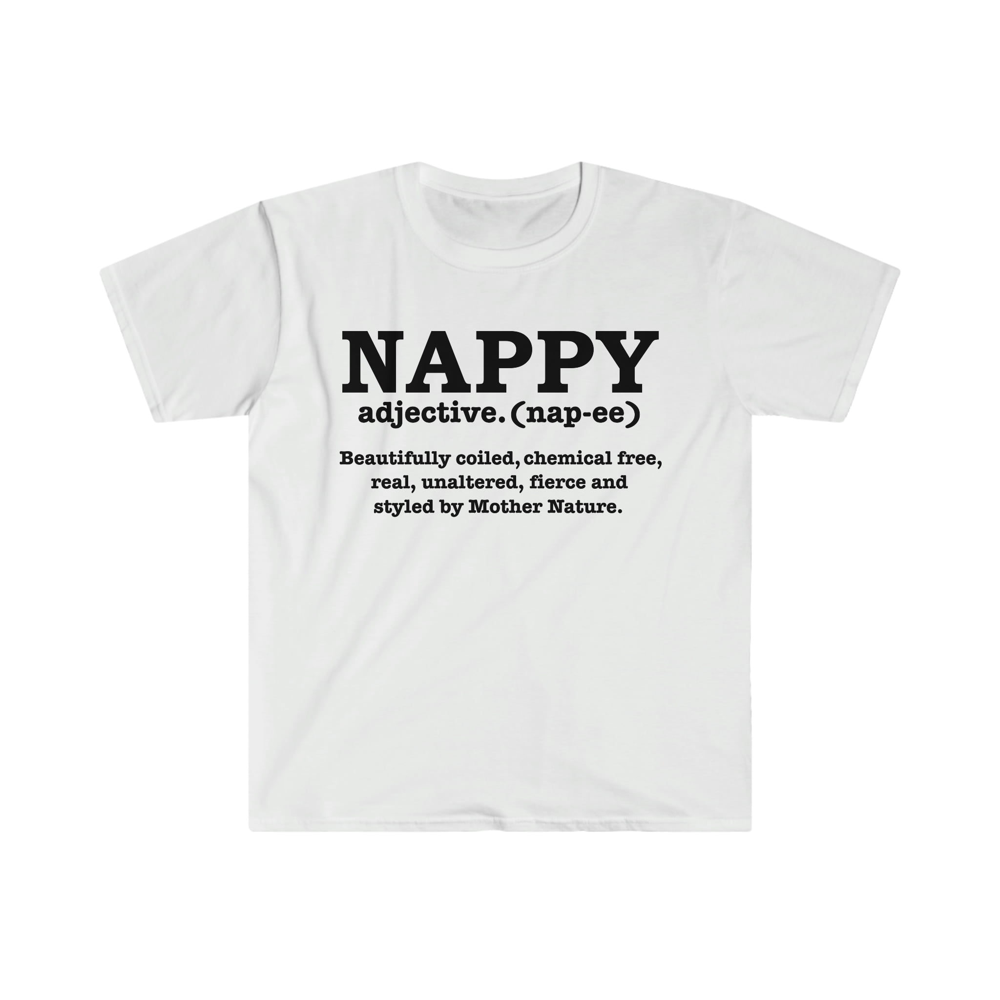 Nappy Hair Definition Unisex Tshirt S3XL Natural Hair Pride Kinky