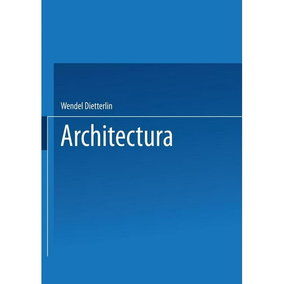 Architectura, (Paperback)