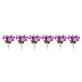 thumbnail image 3 of Cateissary 3x Arreglo de flores artificiales de larga duración para interiores o exteriores Apariencia realista púrpura púrpura 2Conjunto, 3 of 6