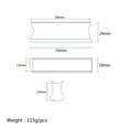 thumbnail image 3 of OULII Guitar Slider Acoustic Stainless Steel Concave Design For Musicians 1Set, 3 of 8