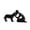 Black-BK Home Decor, variant on karymi Dog Lover Gift Figurine, Resin Man and Dog Statue, 8.07x3.94in, Pet Memorial Decor for Home Room Bathroom Shelf Classroom, Spiritual Ornament Gifts for Women