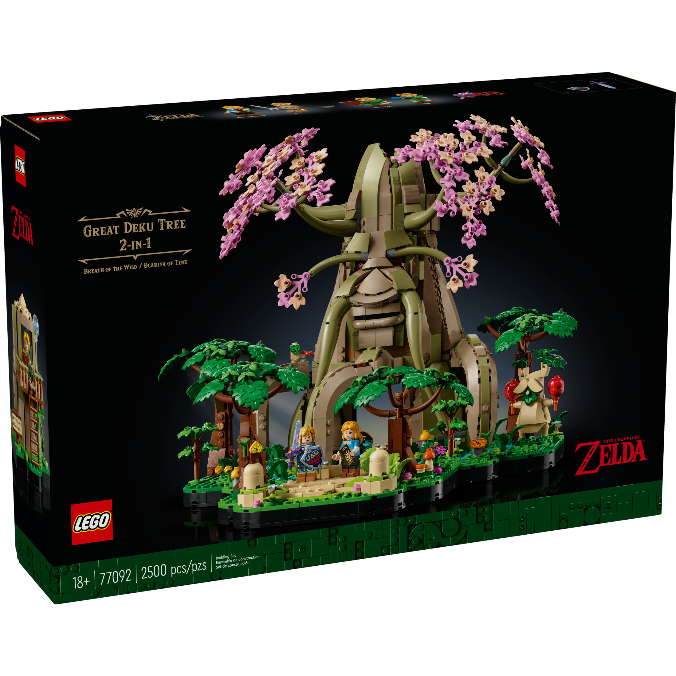 LEGO The Legend of Zelda Gran Árbol Deku 2 en 1 - Set de Construcción de Modelos para Adultos, Mayores de 18 Años - Kit de Zelda de Colección para Decoración del Hogar, Oficina o Dormitorio - Idea de Regalo para Fans de Videojuegos - 77092 2