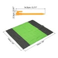 thumbnail image 2 of 59" x 57" Beach Blanket Waterproof Picnic Mat for Travel Fluorescent Green, 2 of 5