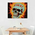 thumbnail image 2 of Nawypu  Give 'Em Hell Poster Wall Art Decor Metal Sign - 8 x 12inch, 2 of 4