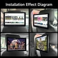 thumbnail image 6 of (2PCS) 10.1 INCH Car Headrest Video Multimedia Player Bluetooth Rear Back Seat TV Monitor Display Android 12 2G+32G Touch Screen For Airplay, 6 of 14