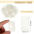 thumbnail image 2 of Uxcell 50 Pcs Capiz Shells, 30 mm x 50 mm Natural White Square Mica Sheets with Two Holes for DIY Craft Making Wind Chimes Home Decoration Wedding Decorations, 2 of 7