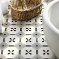 thumbnail image 6 of 10 Pcs Hexagon Striped Four-Petal Peel and Stick Floor Tiles, 12x12 In Covers 10 Sq.Ft, Self-Adhesive DIY Vinyl Flooring, Removable Waterproof, Ideal for Kitchen, Bathroom, Bedroom, Home Walls, 6 of 8