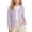 Purple, variant on 1-8 T Girls White Cardigan Lightweight Button Down Open Front Pink Cardiagan Purple Ribbed Long Sleeve Cardigan Summer Beach Cover up White 2-3Years