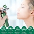 thumbnail image 4 of Airbrush Kit Portable Handheld Airbrush 180kPa Airbrush Machine Kit 0.3mm Professional Airbrush Painting Set Reusable Makeup Airbrush with Oxygen Injector Liquid Cup Brushes for Nail Art, 4 of 10