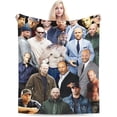 thumbnail image 3 of Blankets Jason Statham Soft and Comfortable Warm Fleece Throw Blanket Yoga Blankets Beach Blanket Picnic Blankets Decoration Gift for Decorate Room Dormitory Sofa Bed Camping Travel All Season80"x60", 3 of 7