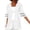 White, variant on Posijego Womens Chiffon Cardigans Lightweight Short Sleeve Open Front Casual Summer Beach Cardigans Jackets for Women