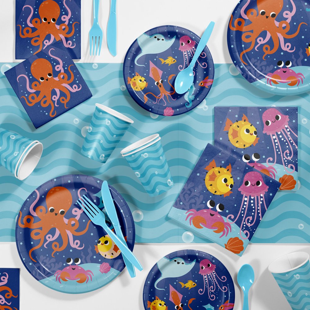 Ocean Party Supplies Kit for 8 Guests