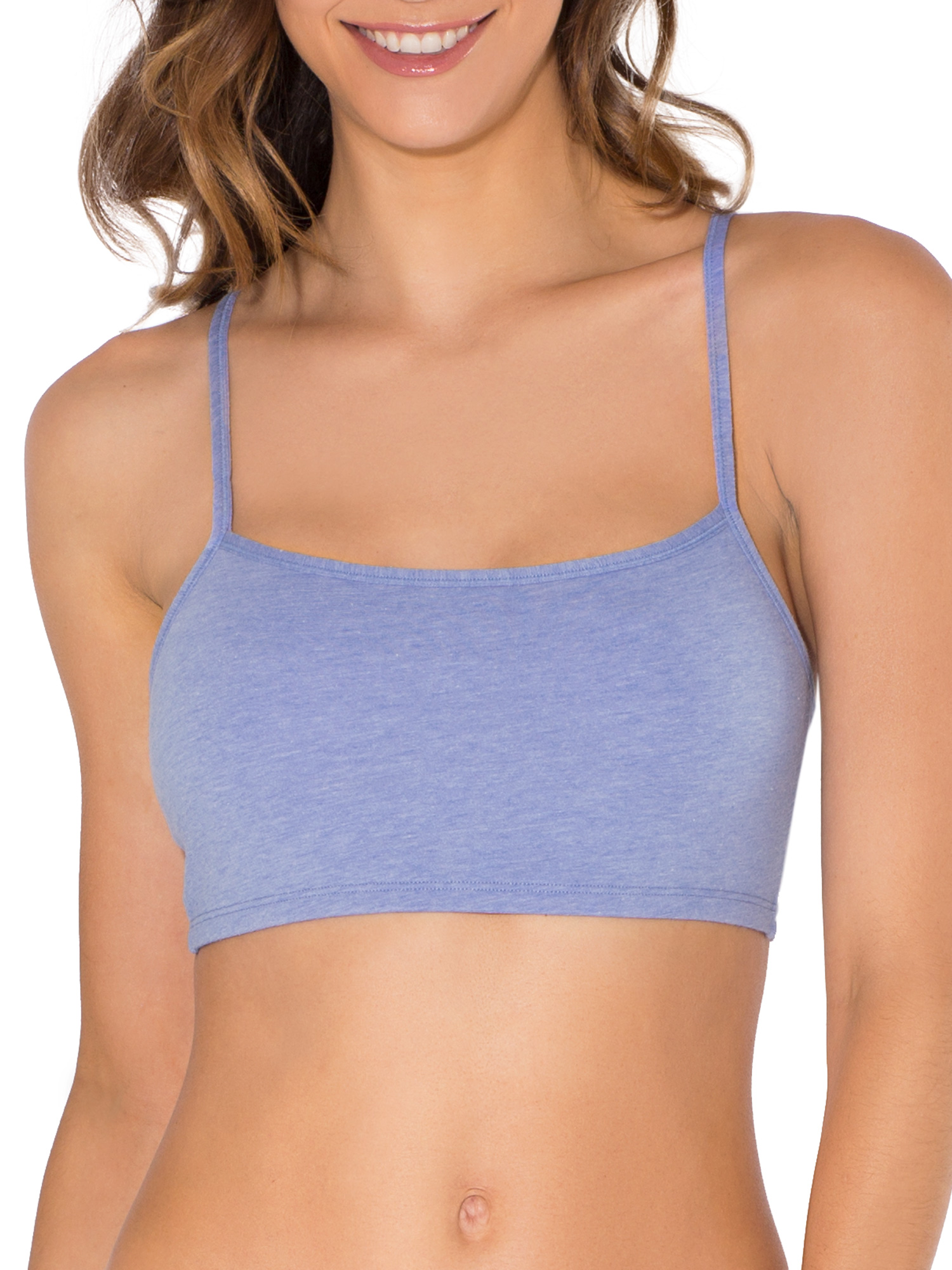 Fruit of the Loom Women's Spaghetti Strap Cotton Sports Bra, 3-Pack, Style-9036 - image 2 of 9