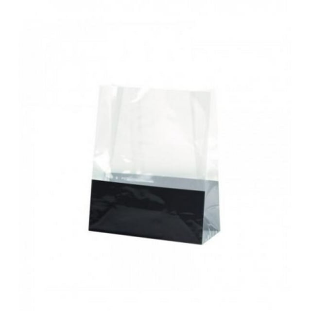 PacknWood 210SOSPP5E Sac SOS Transparent en PP 140 x 65 mm avec Fond Plat - Transparent