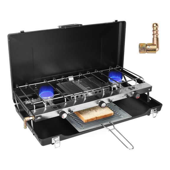 Camping Propane Stove with Toast Tray