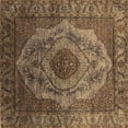 thumbnail image 1 of Ahgly Company Indoor Square Oriental Brown Industrial Area Rugs, 3' Square, 1 of 4