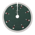 thumbnail image 3 of Falda para árbol de Navidad de 48'', grande, gruesa, tradicional, redonda Verde, 3 of 8
