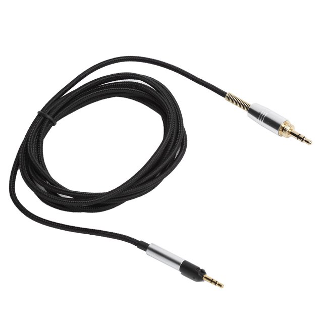 Cable de para Auriculares Par Trenzado de 35 Mm a 25 Mm Cable de Anticorrosión para Auriculares Cable de Reducción de Ruido Duradero con Adaptador de 635 Mm para