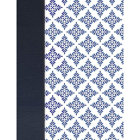 NVI Biblia de apuntes, blanco y azul símil piel (Hardcover)