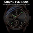 thumbnail image 5 of Poedagar Men Watch Fashion Leather Quartz Watches Sport Chronograph Business Men's Wristwatch Waterproof Luminous Date Man Gift - Quartz Wristwatches, 5 of 7