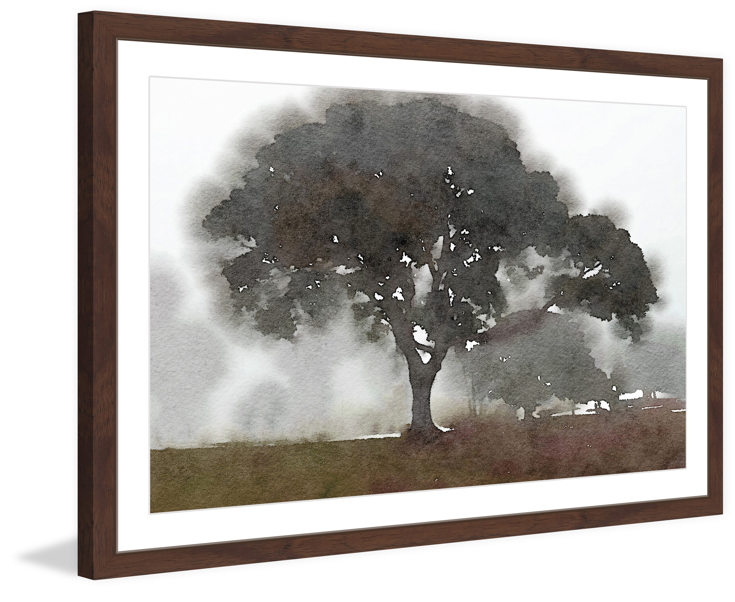 "There Was a Tree" Framed Painting Print