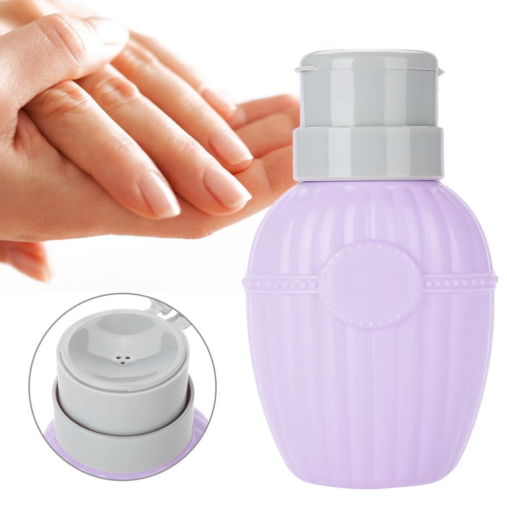 FAGINEY Remover Bottle, Nail Dispenser Bottle,Nail Art Pump Bottle