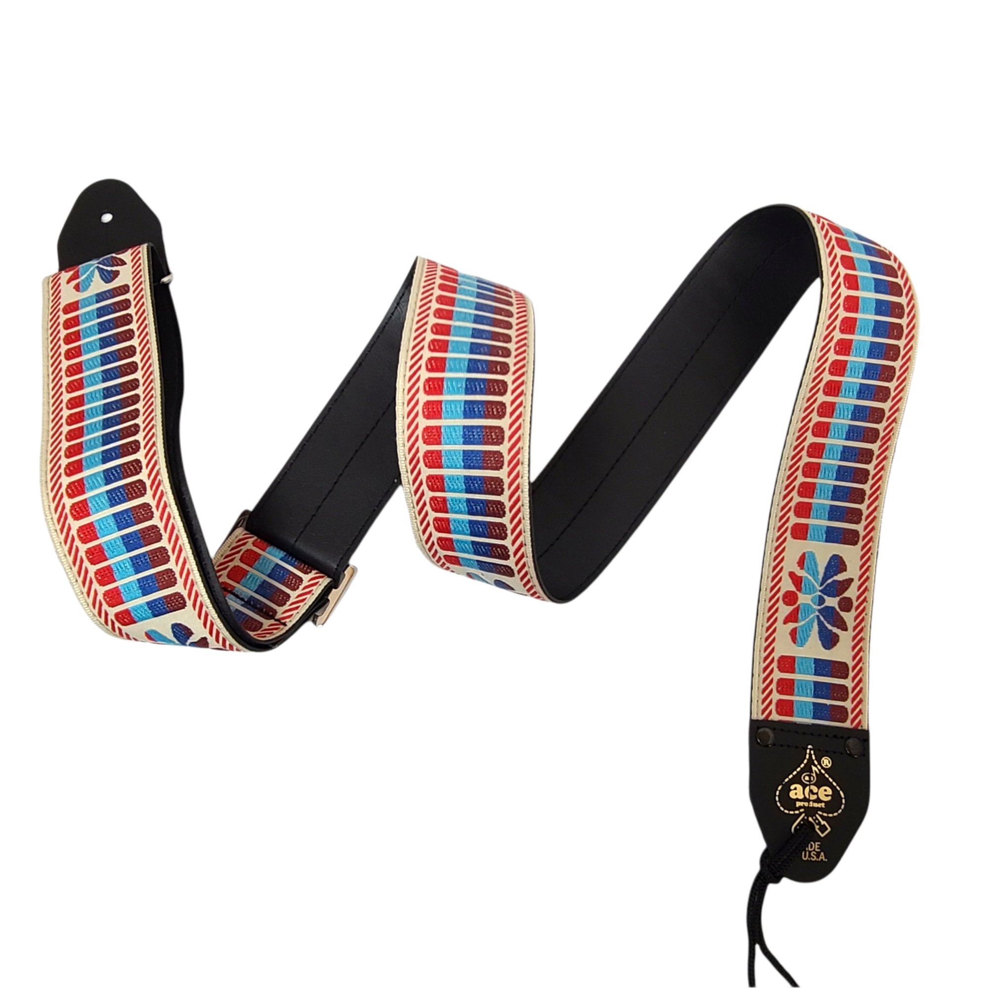 Ace Vintage Reissue Big Sky Guitar Strap by D'Andrea - Made in the USA