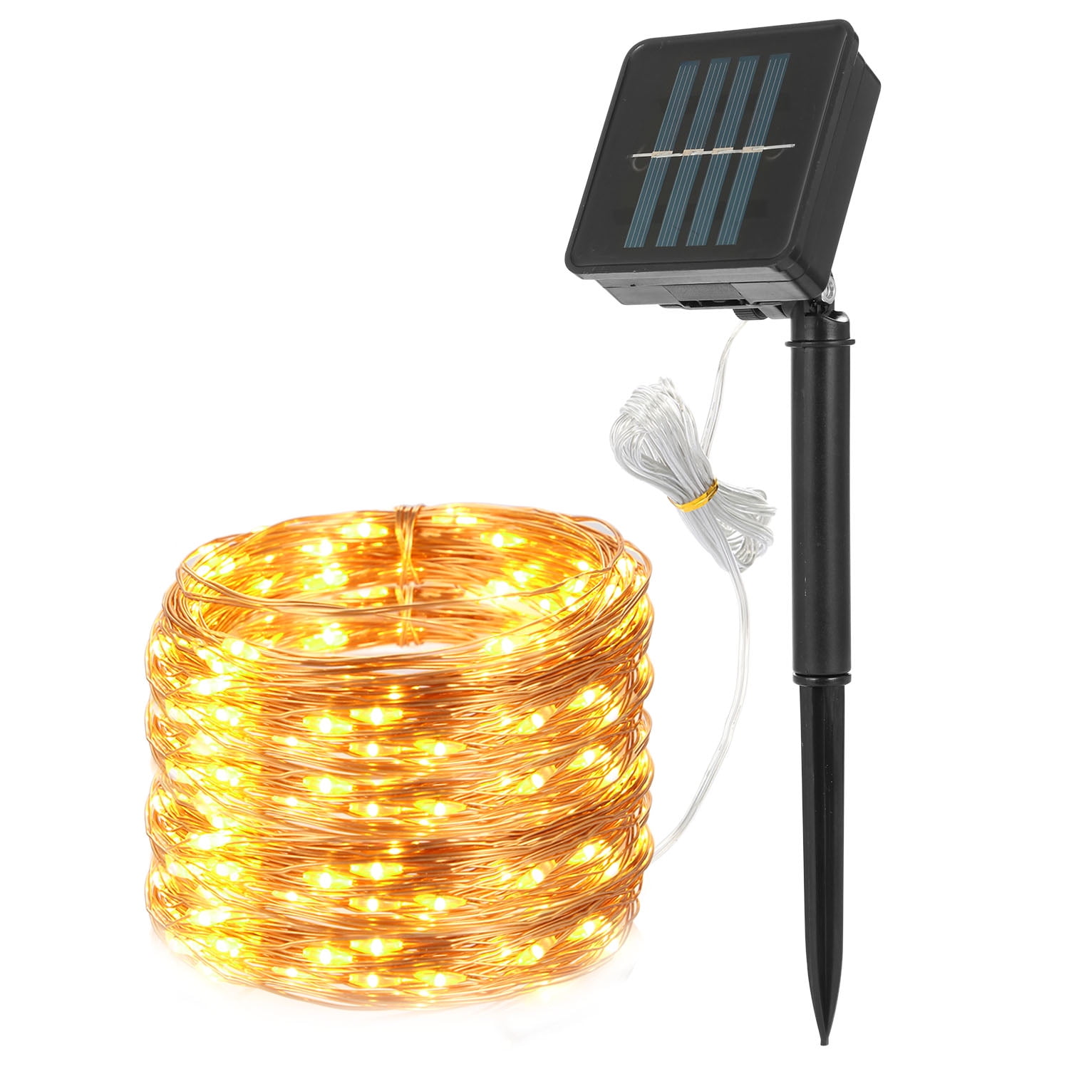 Solarek 100 LEDs Solar String Lights Outdoor IP65 Waterproof Copper