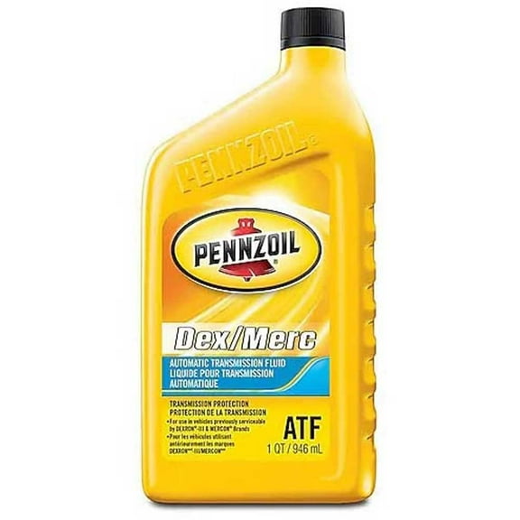 Pennzoil Pnz Transmission Fluid - Dexron III/Mercon, Petroleum - Pack of 6, 1 Qt Each