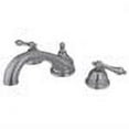 thumbnail image 2 of Elements Of Design Es3358al Double Handle Deck Mounted Roman Tub Filler - Nickel, 2 of 2