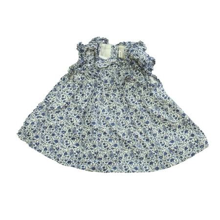 

Pre-Owned Janie & Jack Girls Navy | White Blouse size: 6-12 Months (Good)