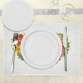 thumbnail image 3 of Ambesonne Valentines Day Place Mats Set of 4, Flower Rose Leaf, Standard Size, Multicolor, 3 of 6