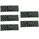 thumbnail image 1 of Bandas elásticas para la cabeza con estampado floral de lunares anchos, bandas para el cabello trenzadas con nudos cruzados, 1 of 5