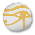 thumbnail image 1 of Ancient Egypt Eye Decoration Pattern Round Throw Pillow Home Decoration Cushion, 1 of 3