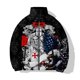 thumbnail image 3 of Abrigos de invierno para hombre Chaquetas cómodas y cálidas para hombre Abrigo de invierno moderno y versátil con estampado de guerrero medieval para hombre, 3 of 5